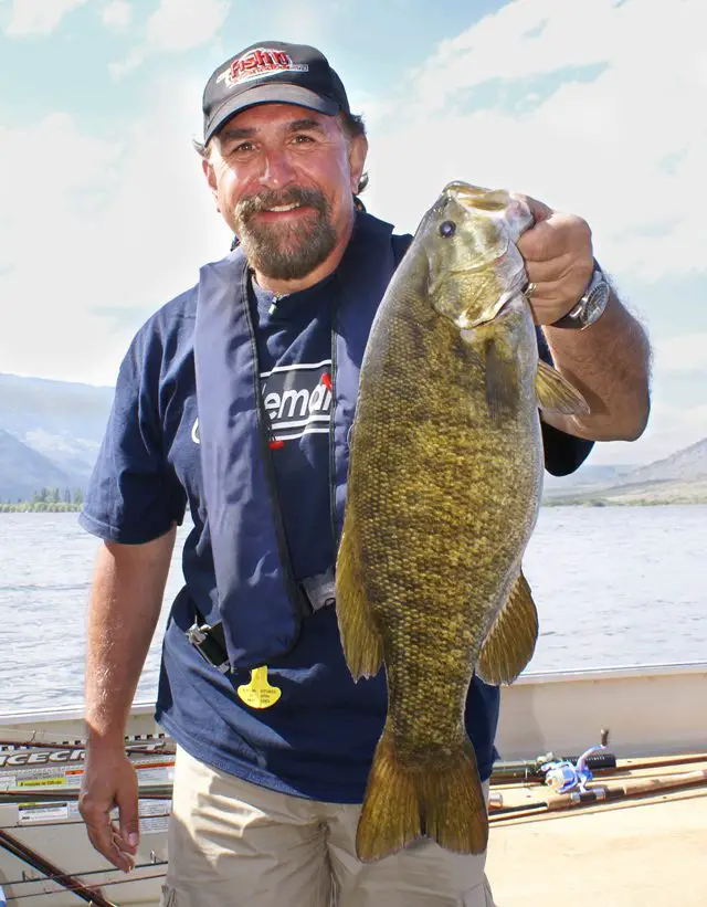 Ang with British Columbia Bass