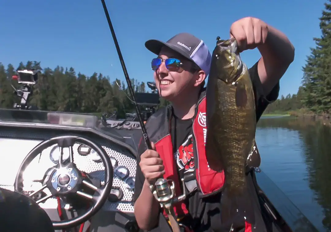 Nik with a nice Northern Ontario Smallmouth