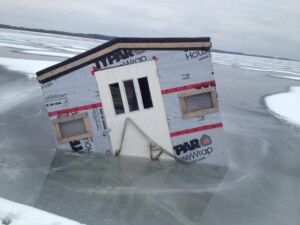 Remember to Remove your ice huts before March 15th