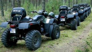 Landowners upset with ATV riders on snowmobile trails