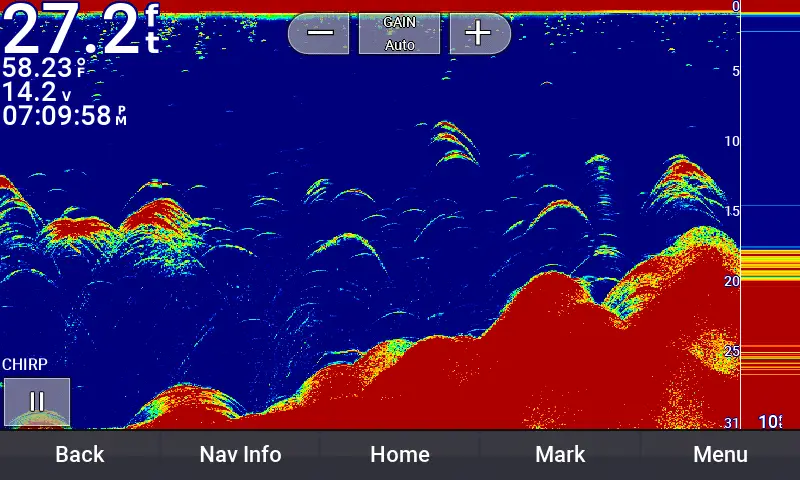 How to read a fishfinder