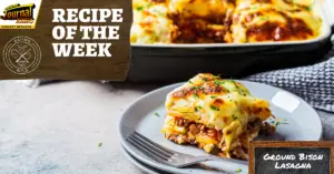 Ground Bison Lasagna – Recipe of the Week