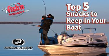 Top 5 Snacks to Keep in Your Boat - Fish'n Canada