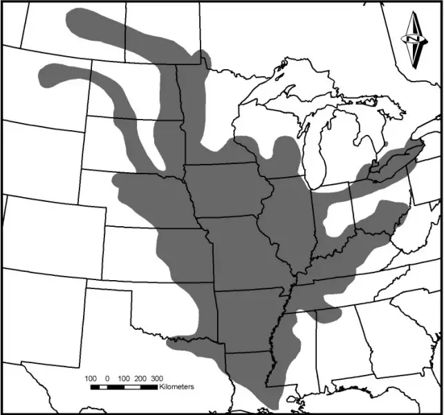 the range of bigmouth buffalo in north america